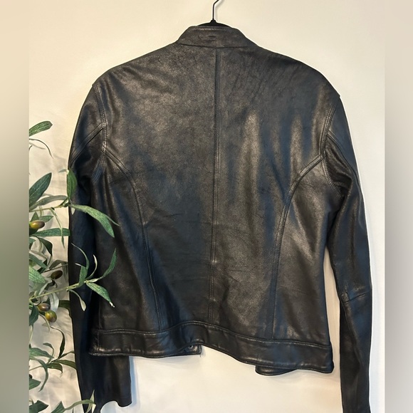 Daniel Black Leather Jacket - Picture 3 of 4